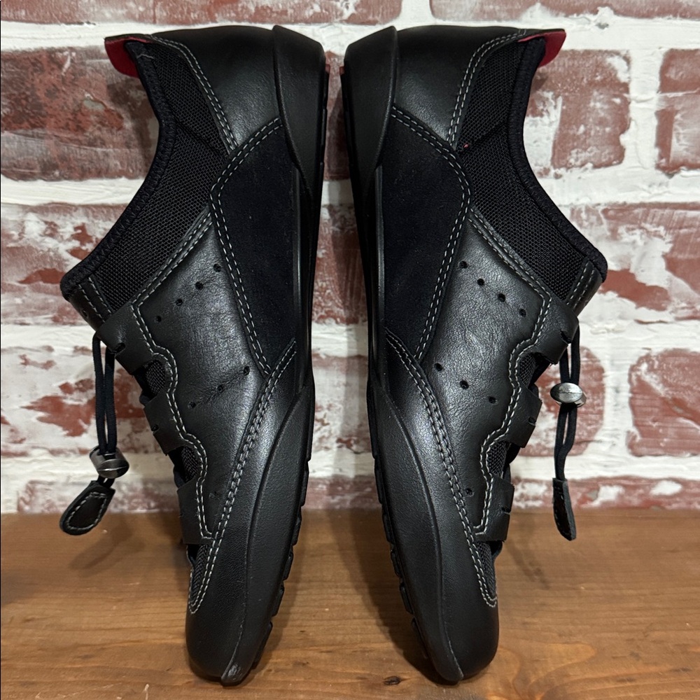 Ecco Bluma Women’s Drawstring Black Sneakers Walking Shoes Size US 6-6.5 EU 37 - Picture 7 of 9
